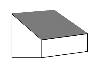 Dachform Pultdach