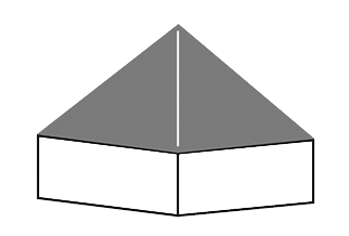 Dachform Zeltdach